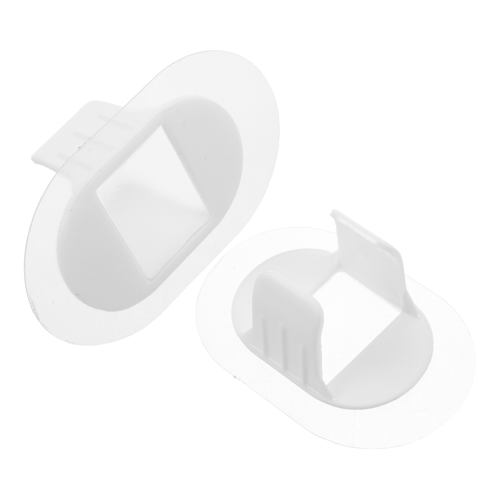 Drain Pipe Clip - 2Pcs PVC Pipe Supports 30-38Mm Self-Adhesive