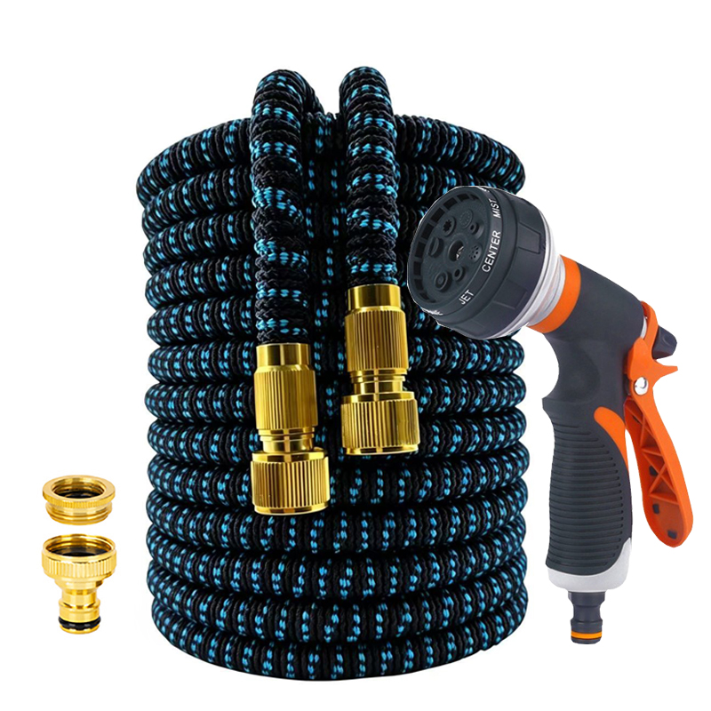 Flexible Hose Braided - 25FT-100FT High Pressure Garden Hose Expandable