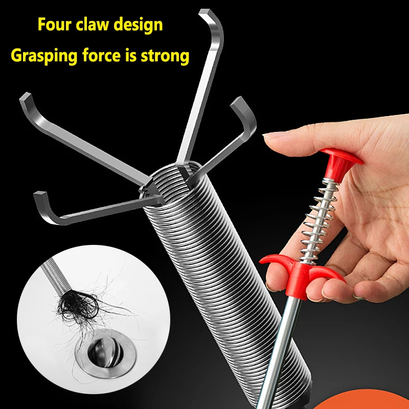 Pipe Freeze Spray - 60CM Spring Pipe Dredging Tools Drain