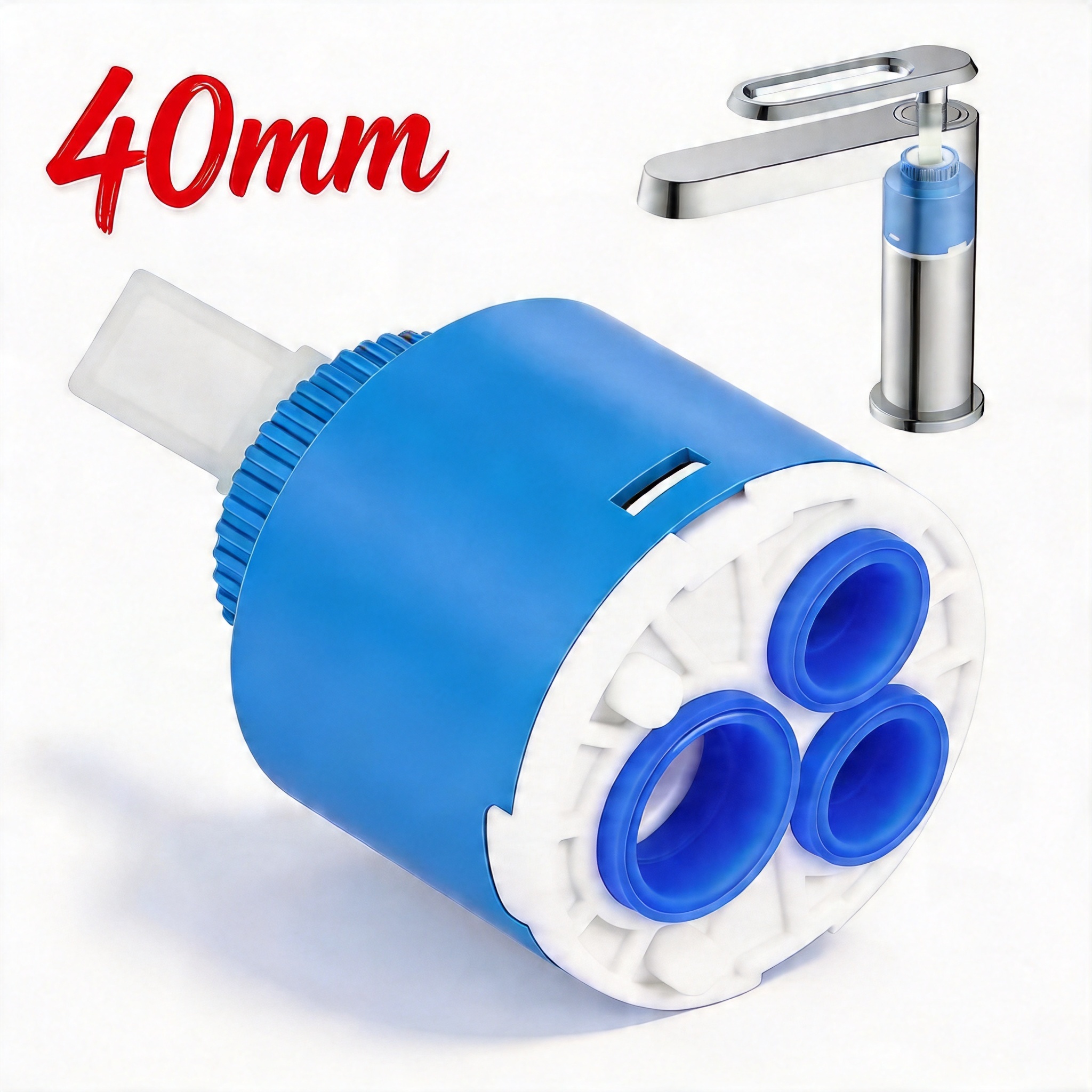 40MM Tap Mixing High Spool Val - Shower Valve Cartridge recension och pris