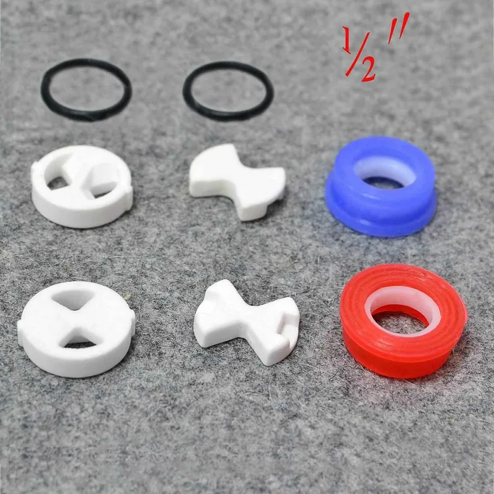8Pcs/Set Ceramic Disc Silicon  - Silicone Tap Washer recension och pris