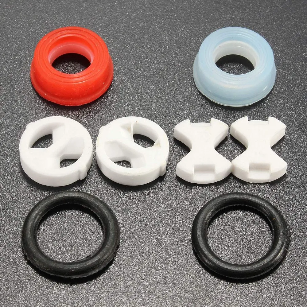 8Pcs/Set Ceramic Disc Silicon  - Silicone Tap Washer recension och pris