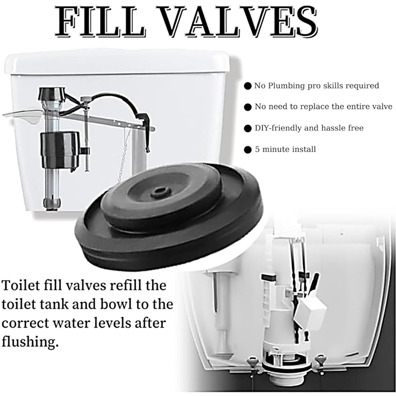 AT19-6Pcs Toilet Tank Fill Val - Toilet Fill Valve recension och pris