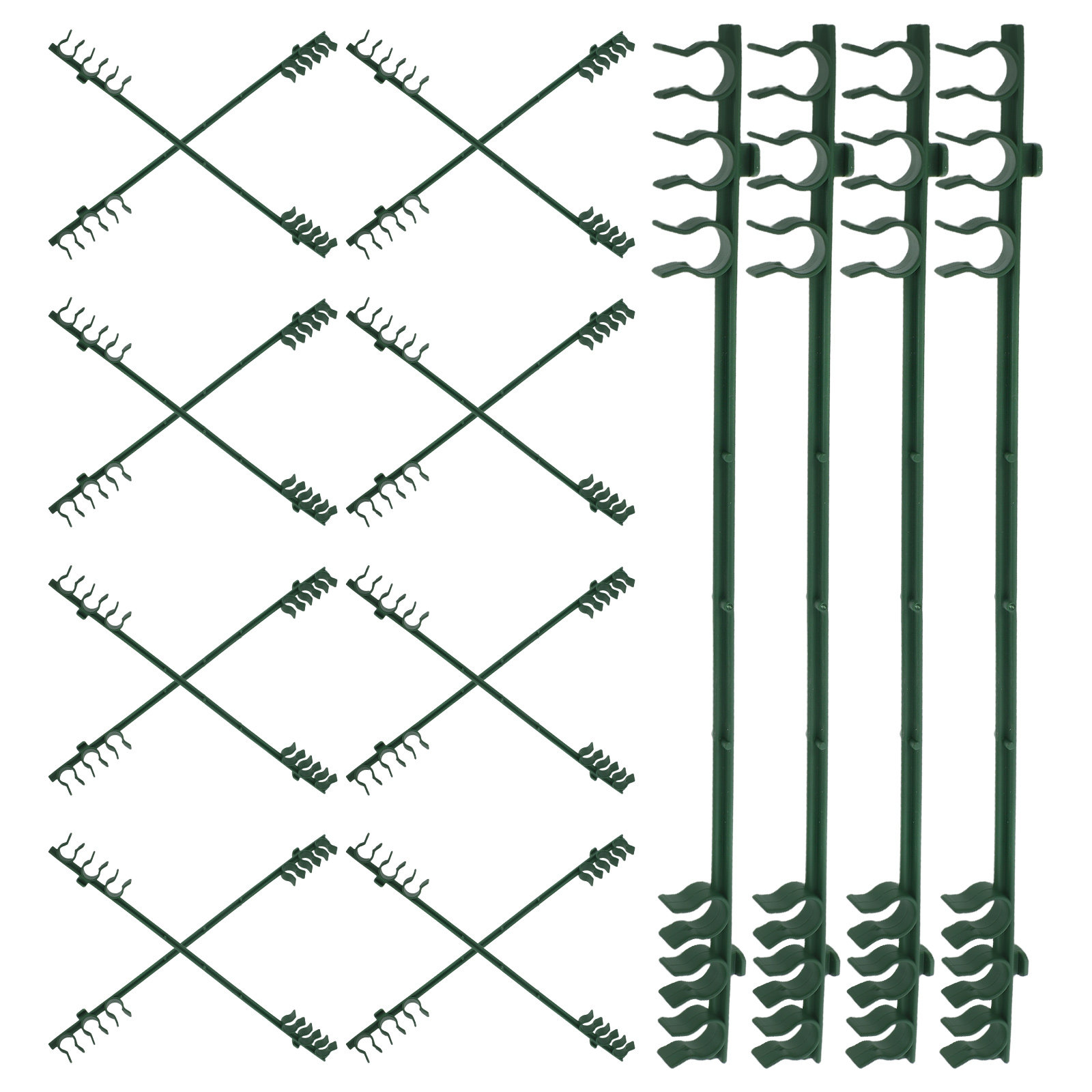 20Pcs Garden Buildings Tube Cl - Plastic Pipe Clip recension och pris