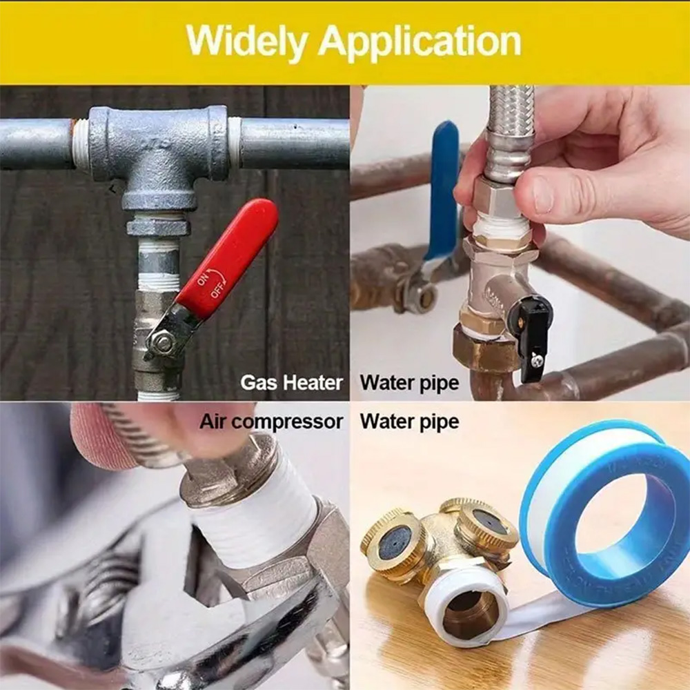 5 Rolls/Pack PTFE Plumbing Thr - Ptfe Tape Thread recension och pris