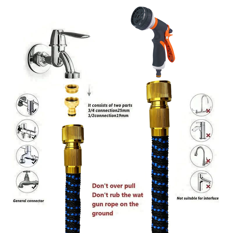 25FT-100FT High Pressure Garde - Flexible Hose Braided recension och pris