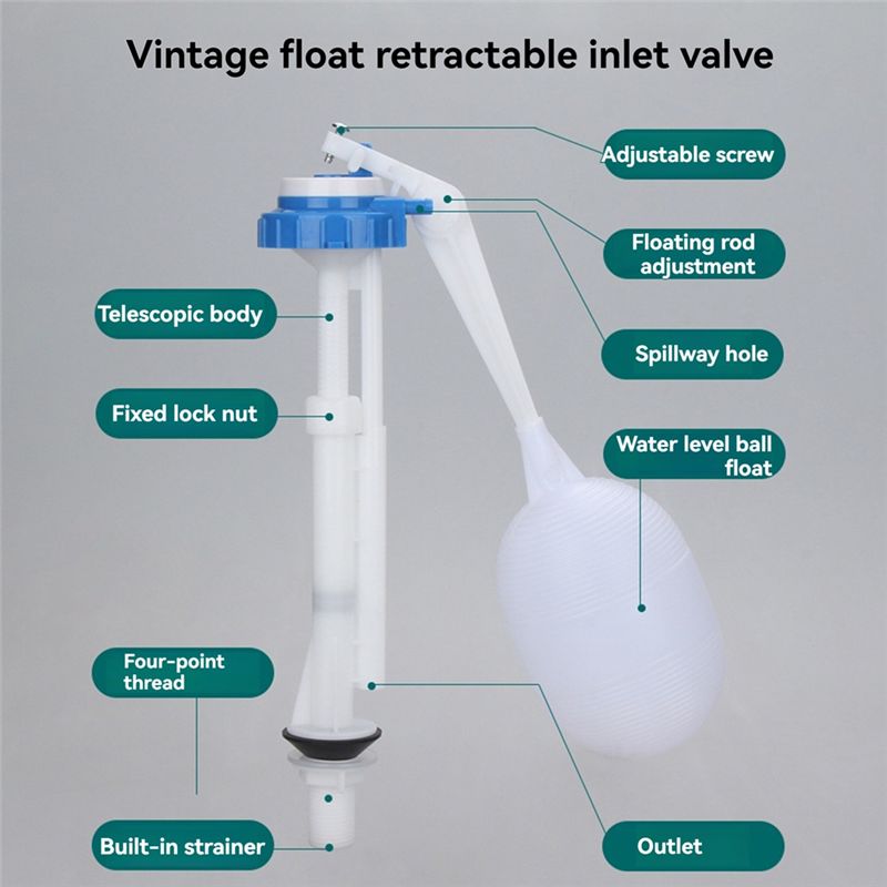 A04G-Adjustable Old Type Toile - Float Ball Valve recension och pris