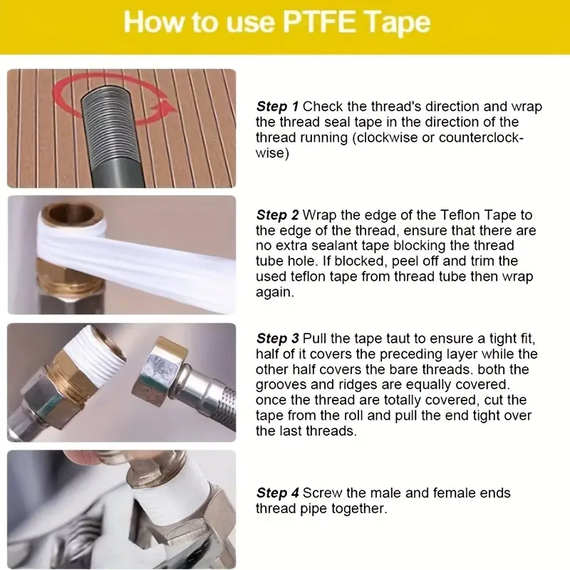 PTFE threaded sealing tape, pi - Ptfe Tape Thread recension och pris