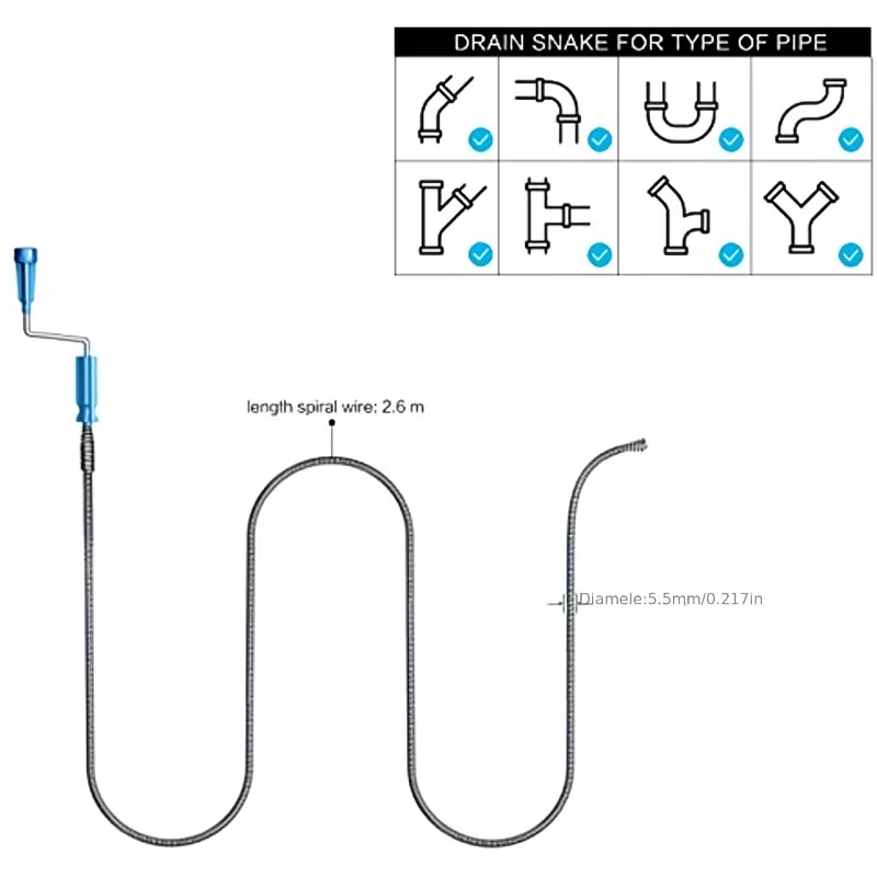 Manual Flexible Spring Drain C - Drain Snake Flexible recension och pris