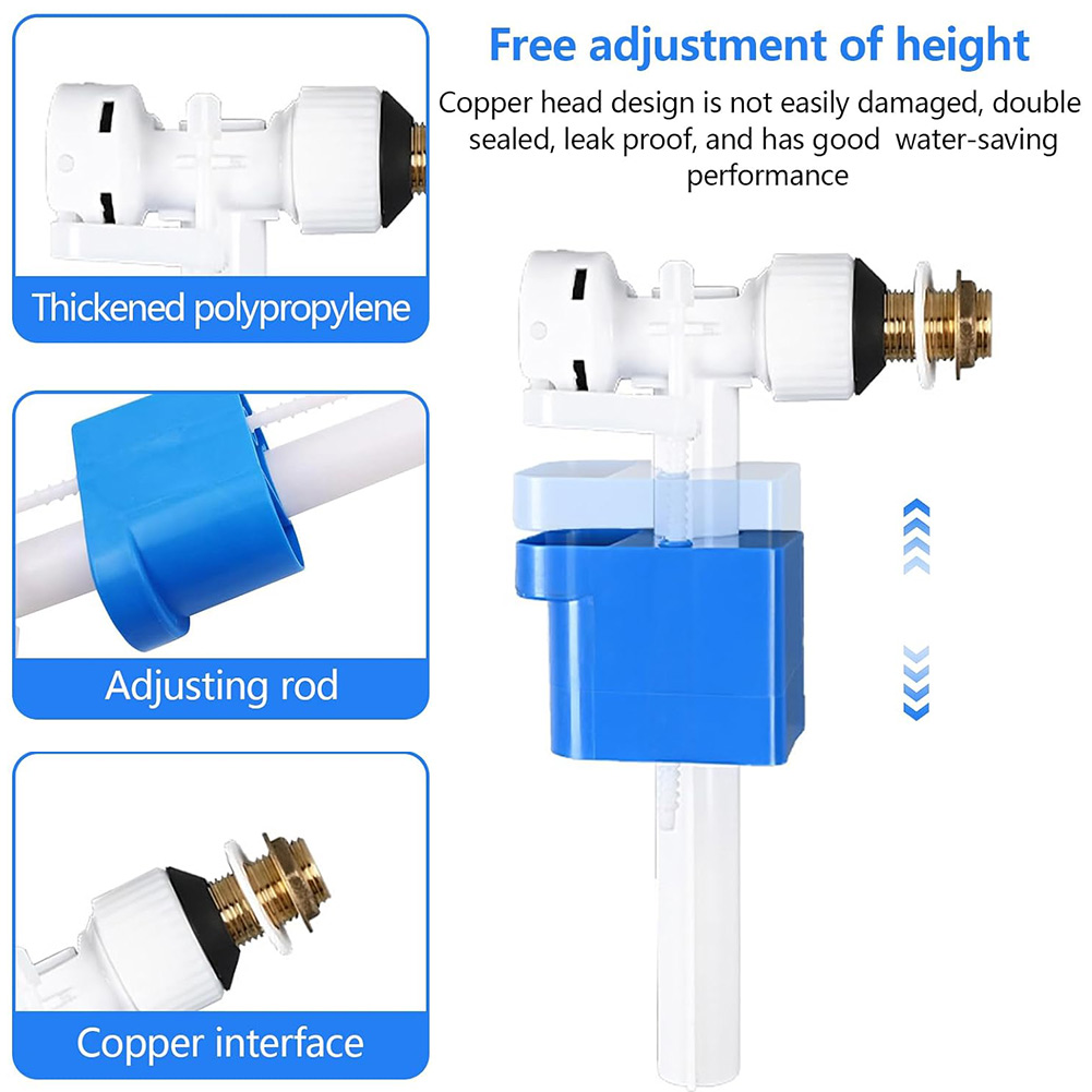 Bathroom Repair Toilet Inlet V - Toilet Fill Valve recension och pris