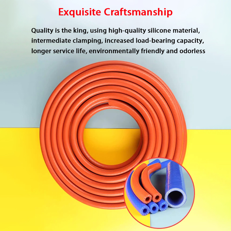 1 Meter Thickening Silicone Tu - Flexible Hose Braided recension och pris