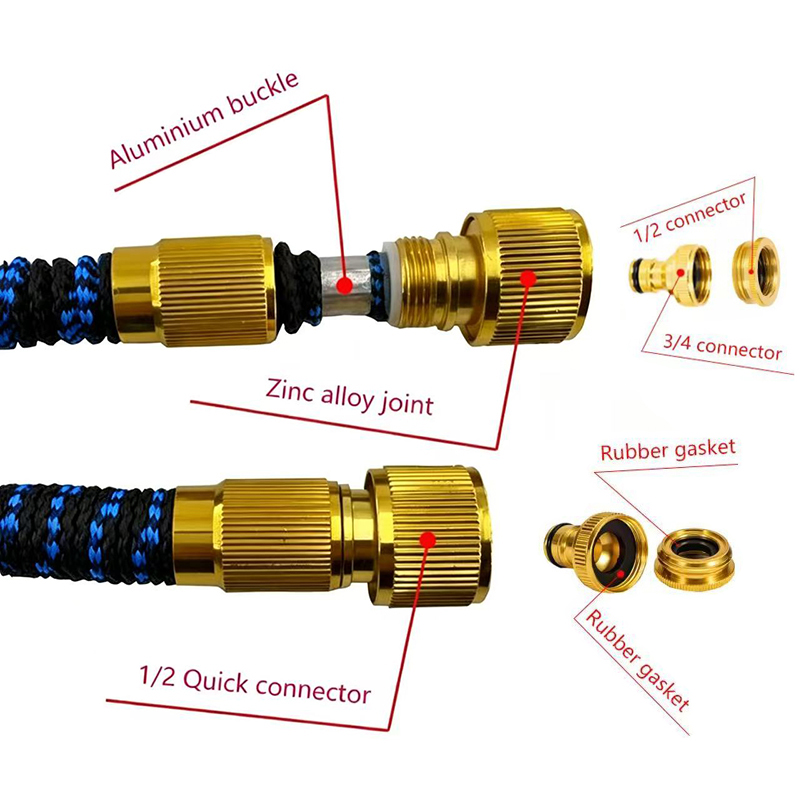 25FT-100FT Garden Hose Expanda - Flexible Hose Braided recension och pris
