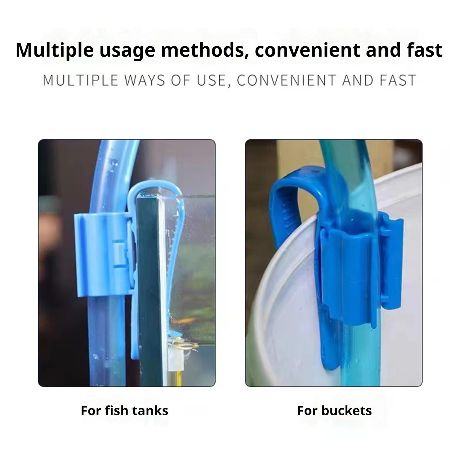 Aquarium Tube Holder Clip Fish - Plastic Pipe Clip recension och pris