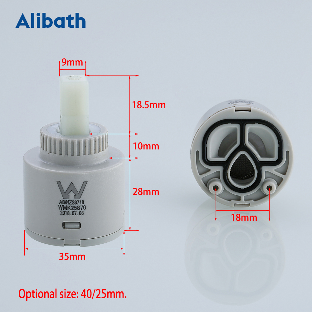 25mm / 35mm / 40mm Ceramic Car - Basin Mixer Cartridge recension och pris