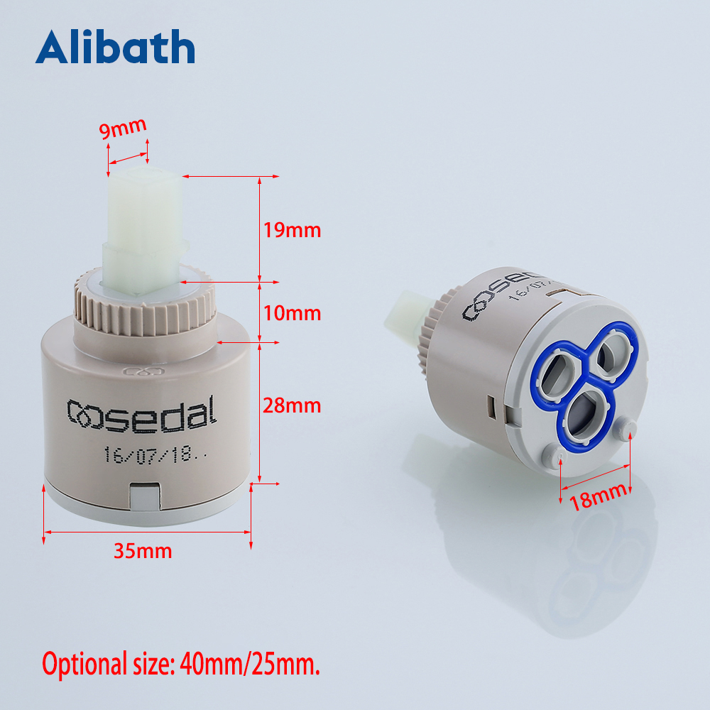 25mm / 35mm / 40mm Ceramic Car - Basin Mixer Cartridge recension och pris