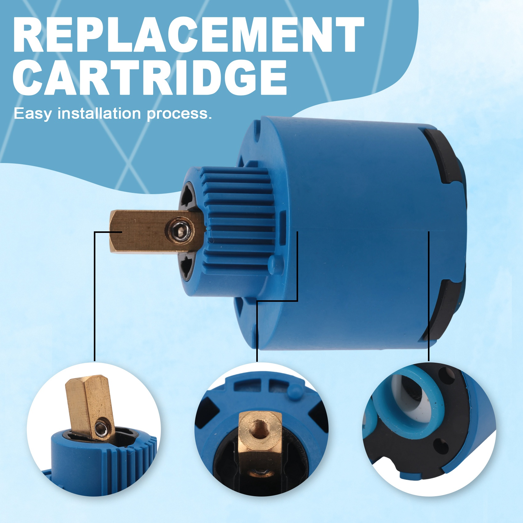 AT43-46048000 Replacement Fauc - Basin Mixer Cartridge recension och pris