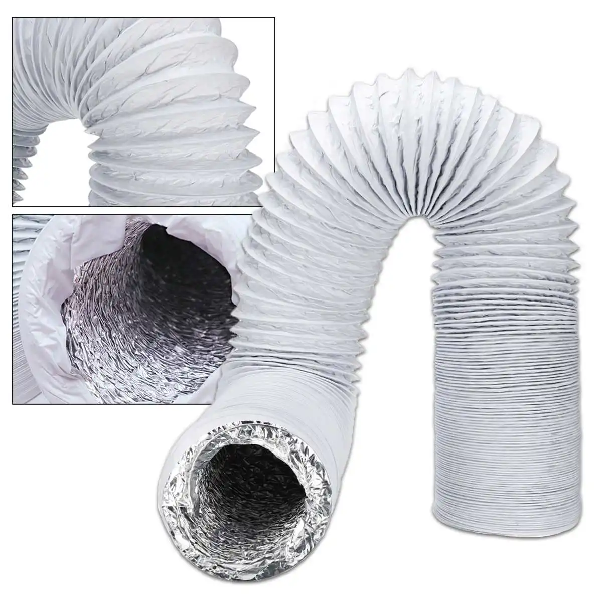 3 Meter Exhaust Pipe Flexible  - Flexible Hose Braided recension och pris