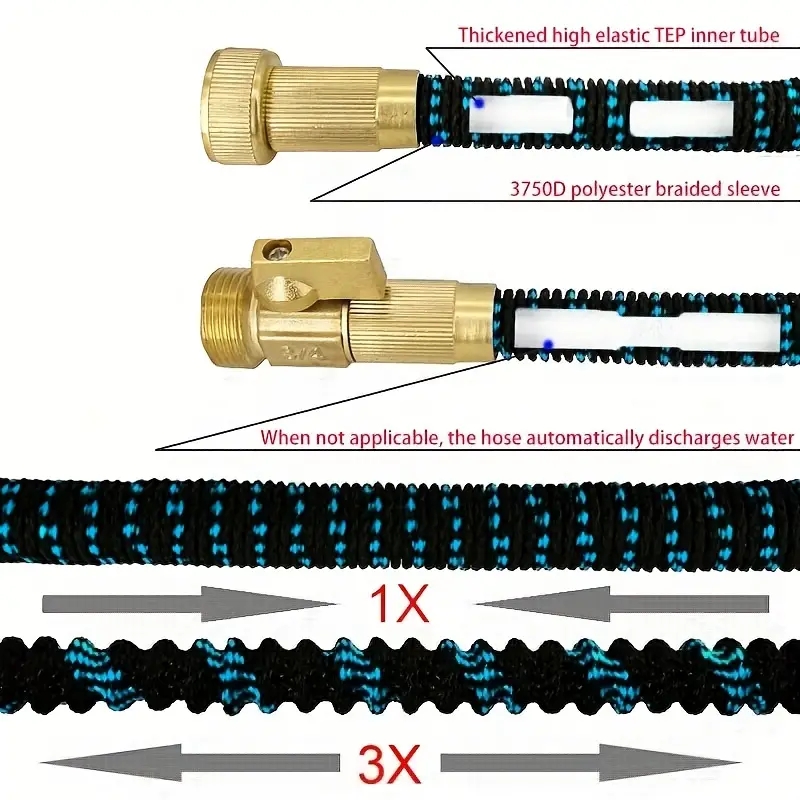 Garden Hose Expandable Magic H - Flexible Hose Braided recension och pris