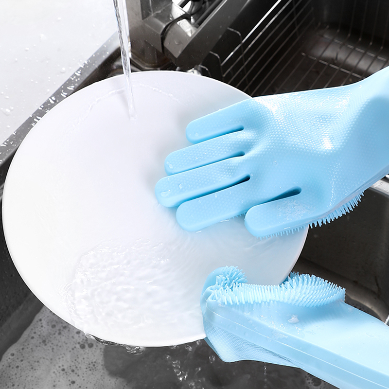 Dishwashing Cleaning Gloves Ma - Silicone Tap Washer recension och pris