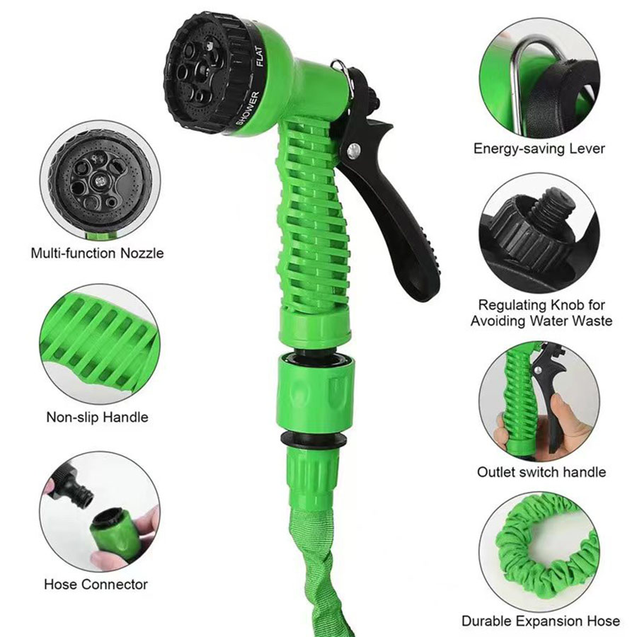 25FT-200FT Expandable Magic Ho - Flexible Hose Braided recension och pris