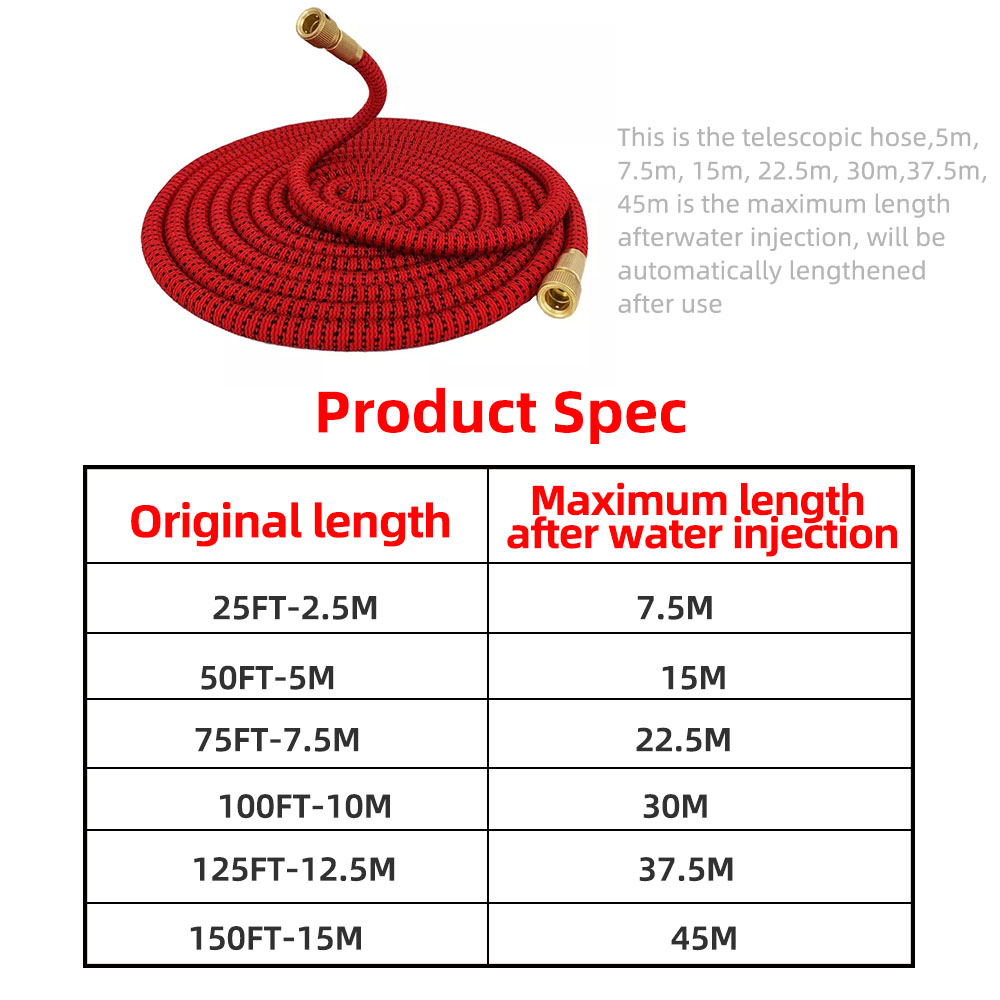 Expandable Watering Hose For G - Flexible Hose Braided recension och pris