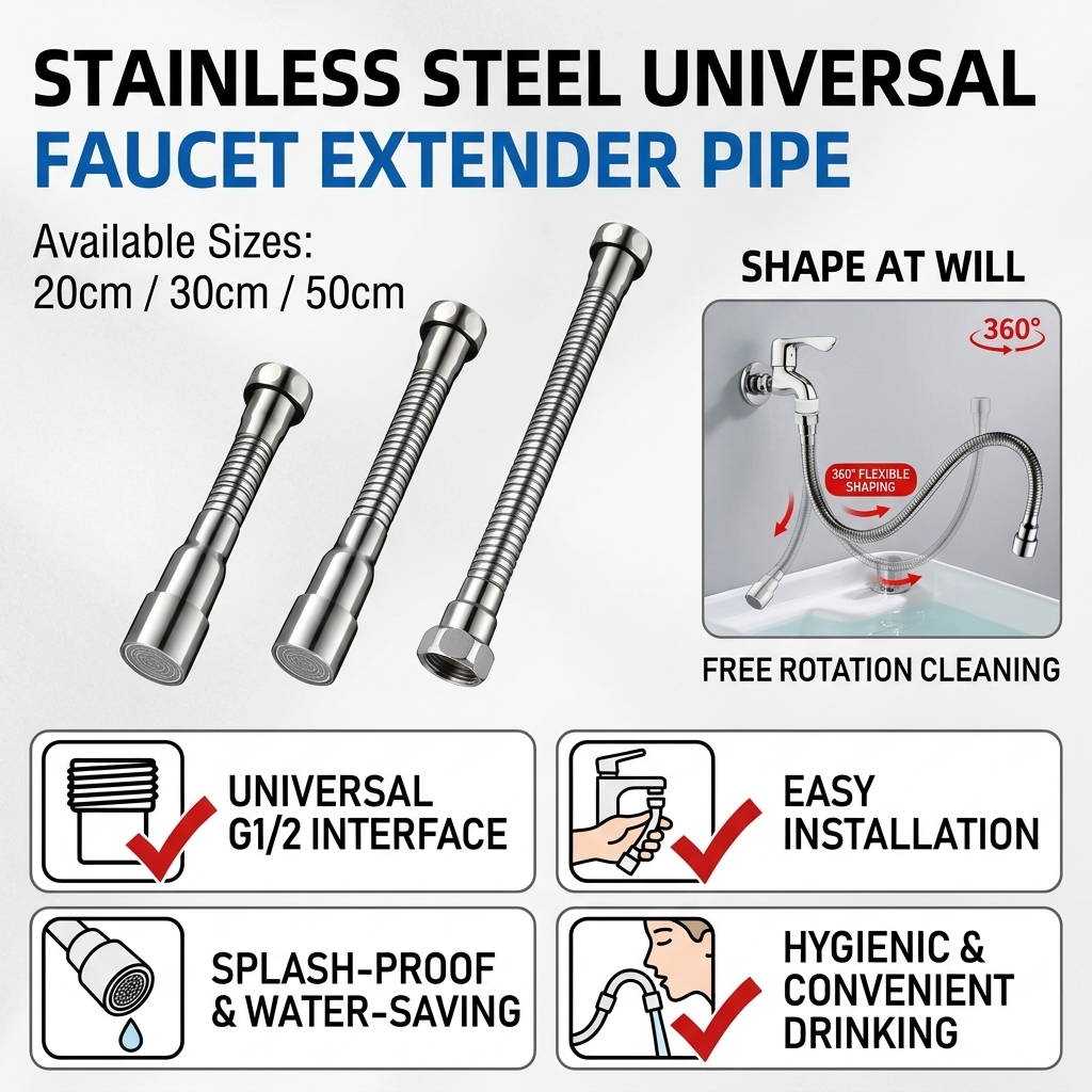 360° Flexible Stainless Steel  - Flexible Hose Braided recension och pris